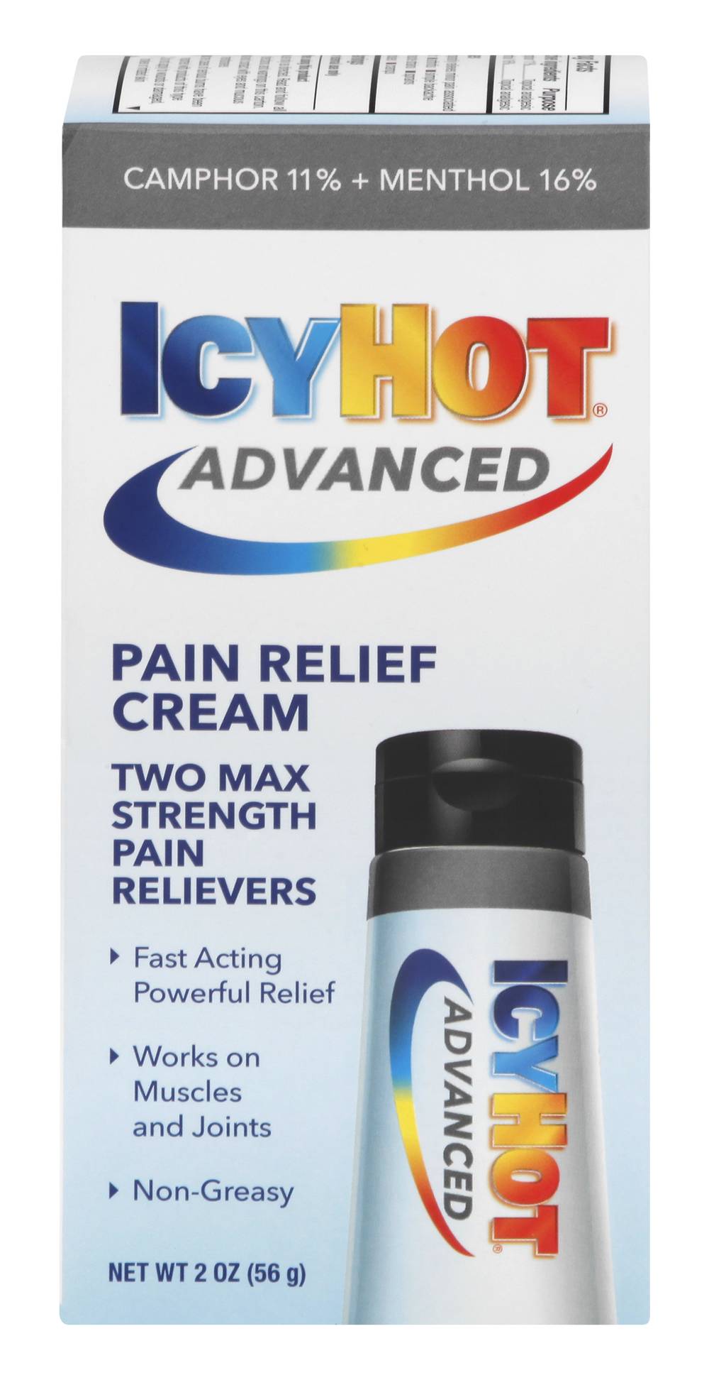 Icy Hot Advanced Two Max Strength Pain Relieving Cream (2 oz)