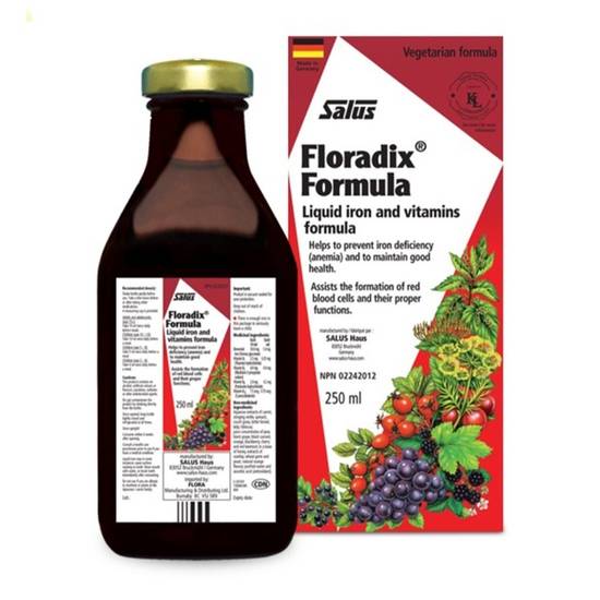 Salus Haus Floradix Liquid Iron Formula (250 ml)