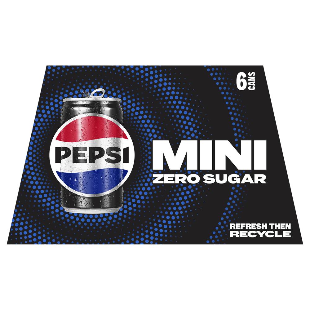 Pepsi Zero Sugar Paperboard Soda Cola (6 pack)