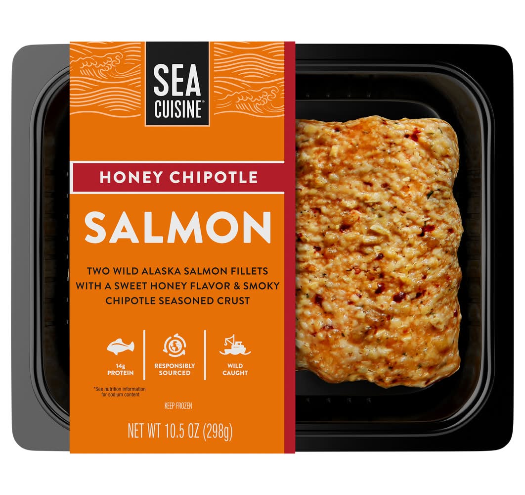 Sea Cuisine Salmon Fillets, Honey Chipotle (10.5 oz, 2 ct)