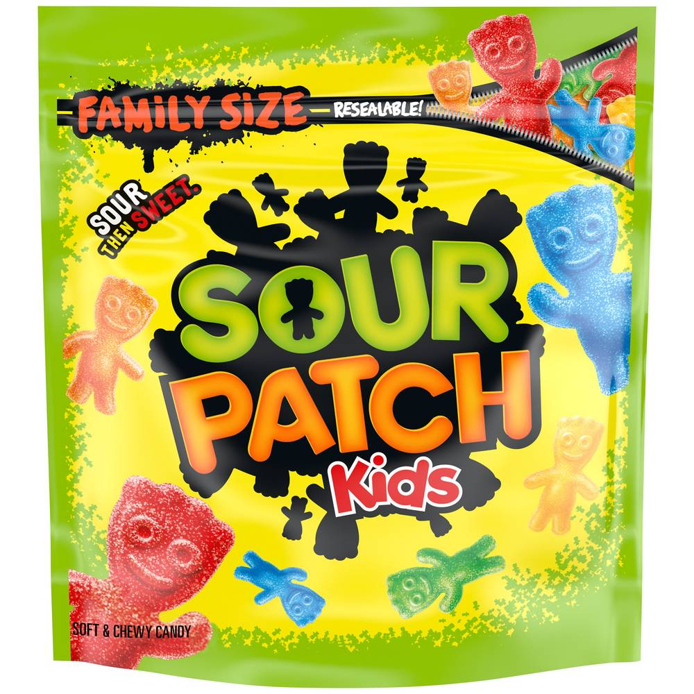 Sour Patch Kids Chewy Candy Family Size, Assorted (28.8 oz)