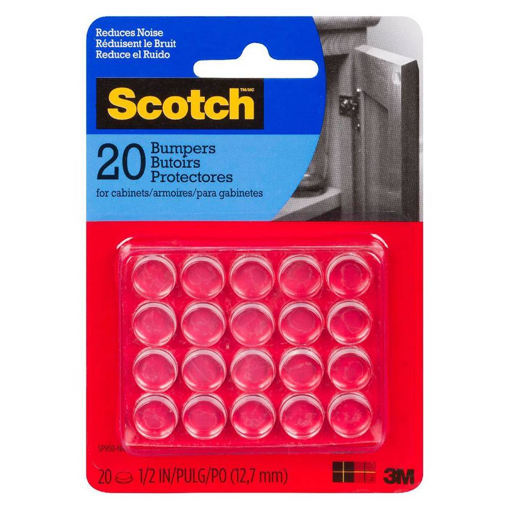 Scotch Bumpers For Cabinets 12.7 mm