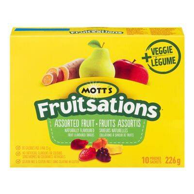Mott's Fruitsations Assorted Fruit Flavoured Snacks (226 g)