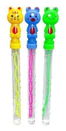 Novelty Animal Bubble Wand Assorted 1 Count