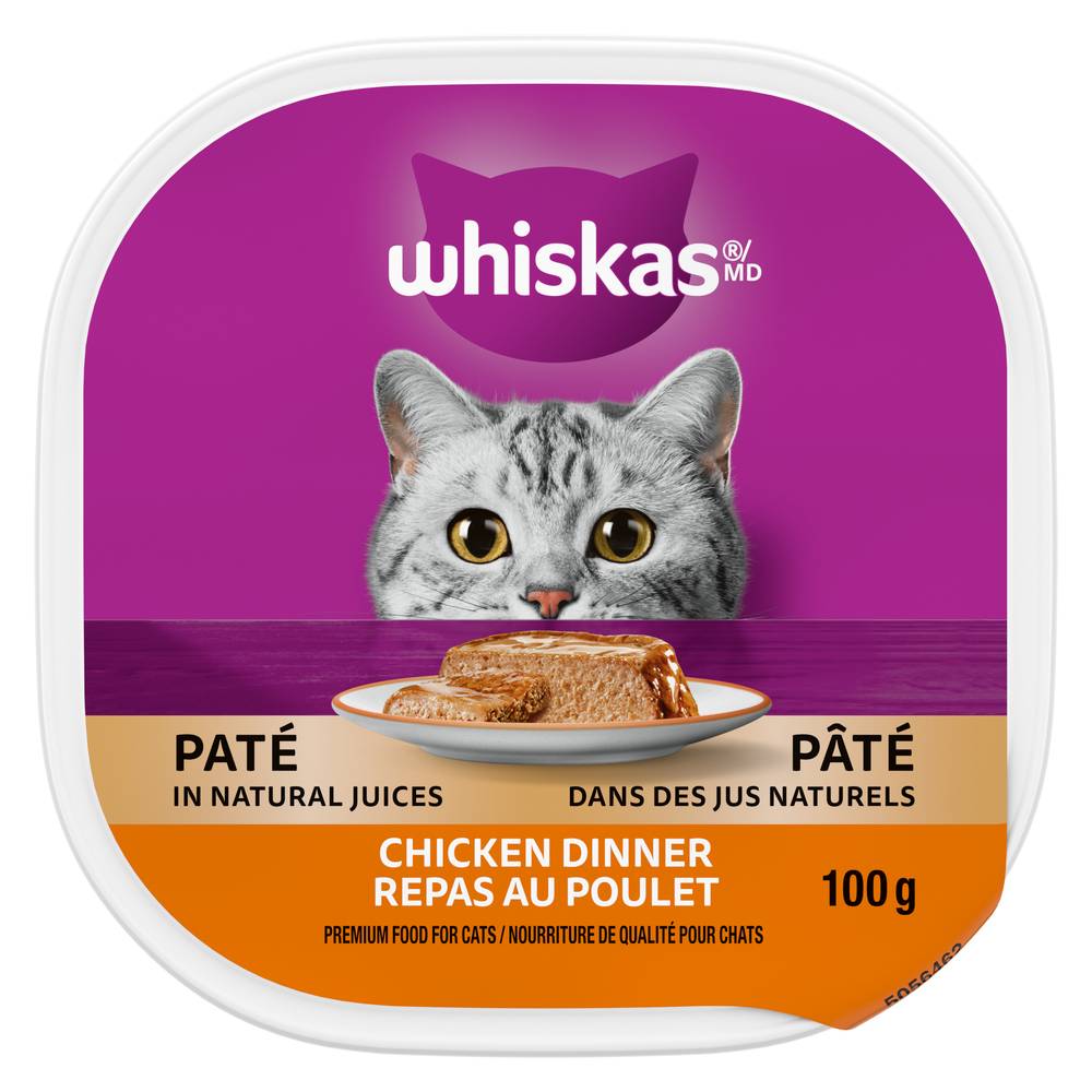 Whiskas Wet Cat Food Chicken Dinner (100 g)