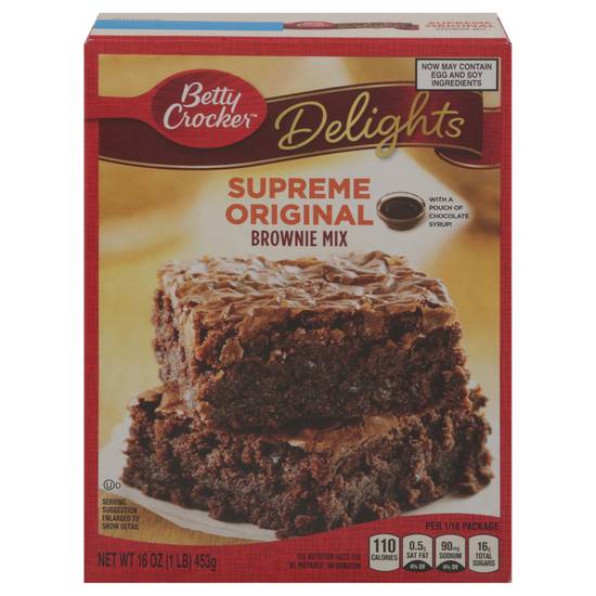 Betty Crocker Delights Supreme Original Brownie Mix