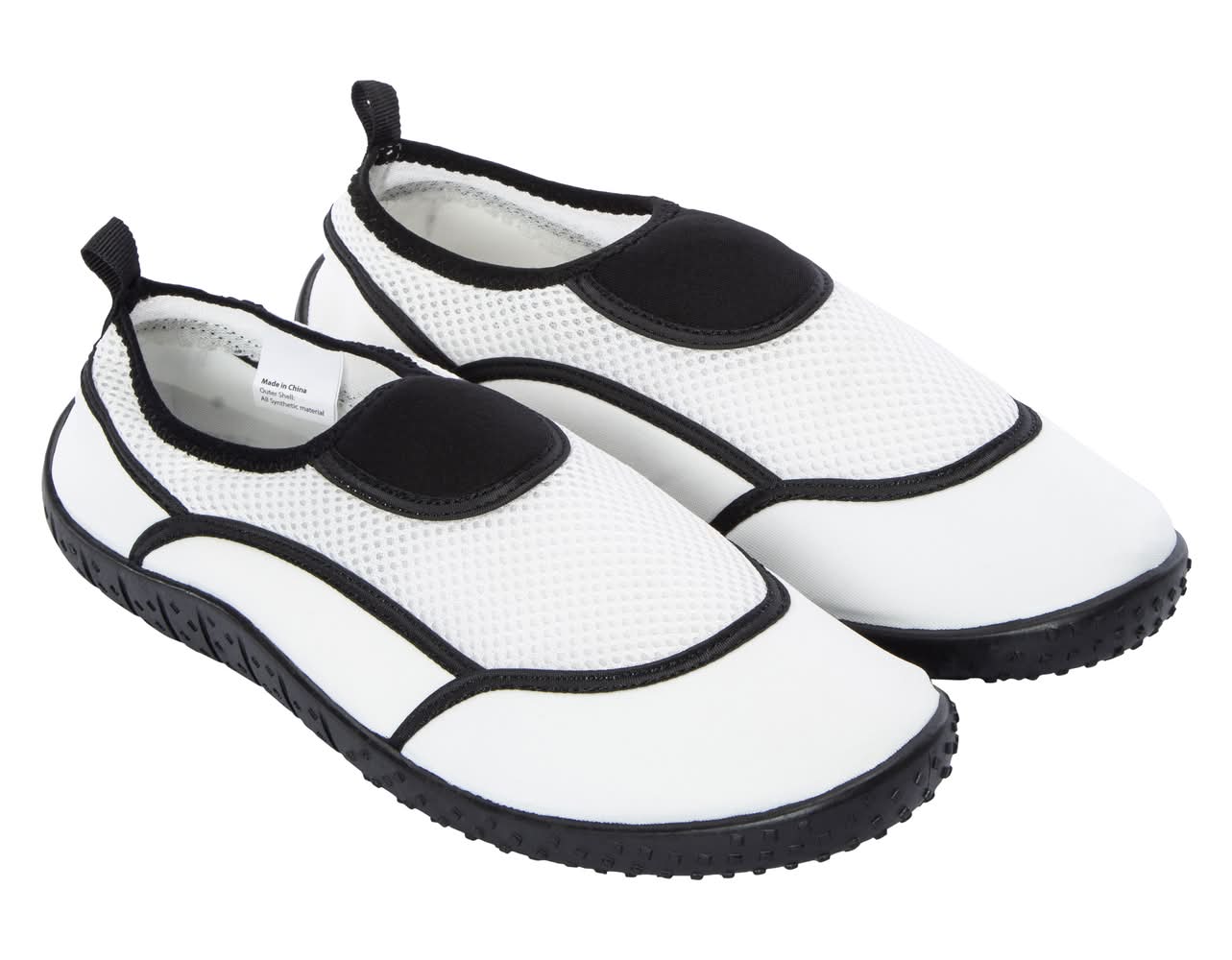 Mens Mesh Water Shoes 8 White