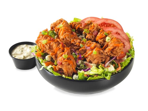 Crispy Buffalo Chicken Salad