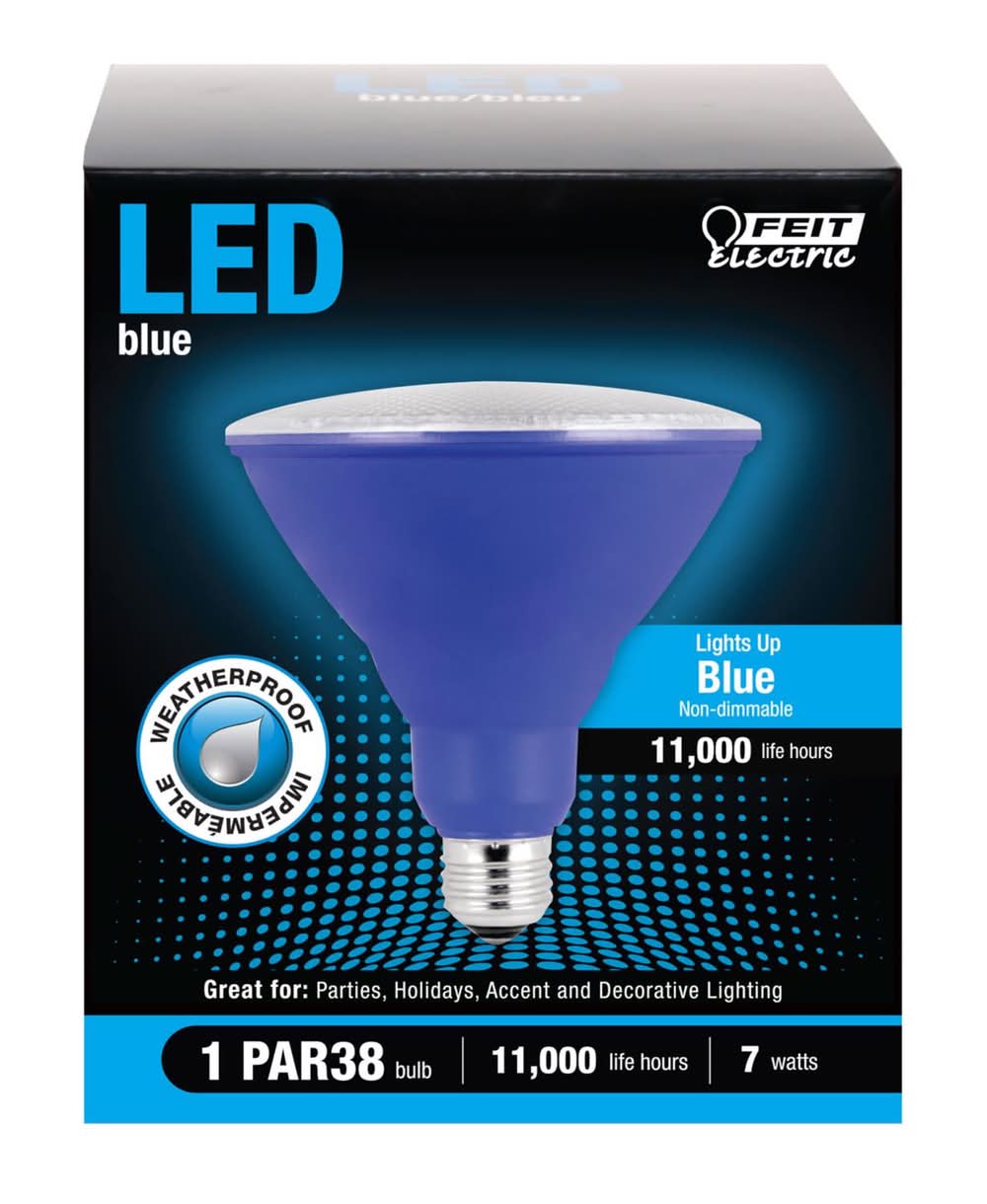 Feit Electric Par38 E26 (Medium) Led Bulb Blue 40 Watt Equivalence 1 Pk