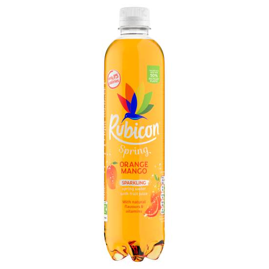 Rubicon Spring Orange Mango Flavoured Sparkling Spring Water 500ml