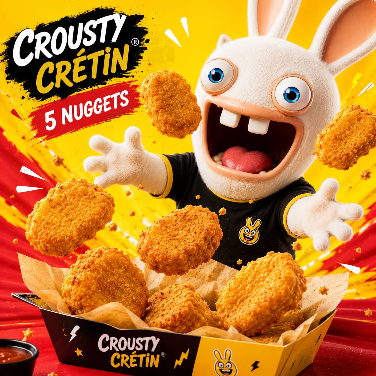 Nuggets BWAAAH x6 🐰🍗 (85% satisfaction, 120 notes)