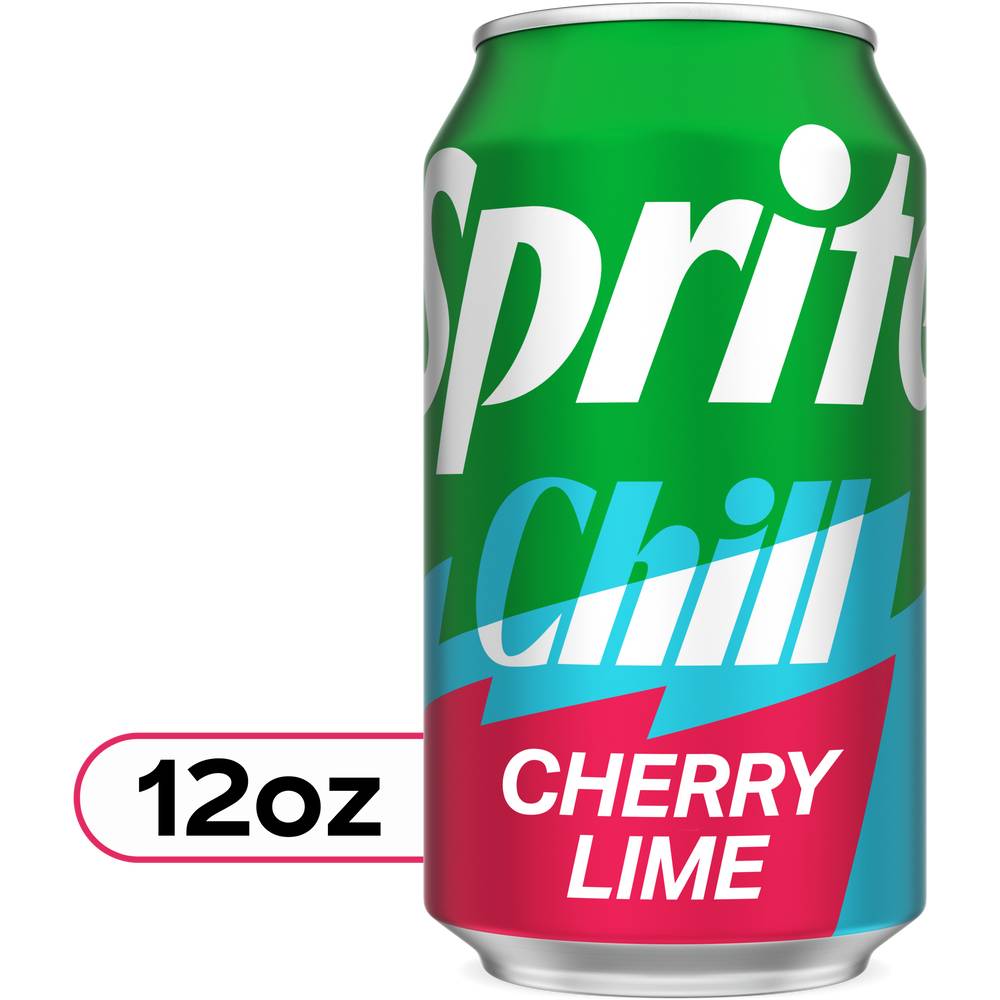 Sprite Soda Soft Drink, Cherry Lime (12 fl oz)