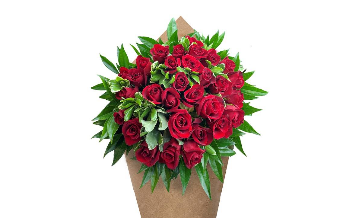 Bloom Haus™ 30 Plus Rose Bouquet - Red