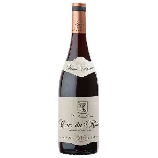 Grand Millesime - Vin rouge AOP côtes du Rhône (750 ml)