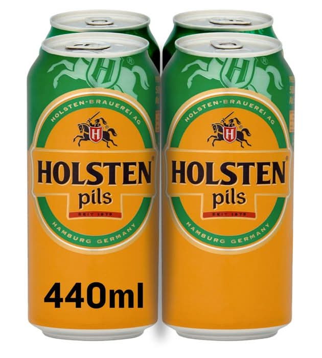 Holsten Pils 4 X 440ml Cans (391557)