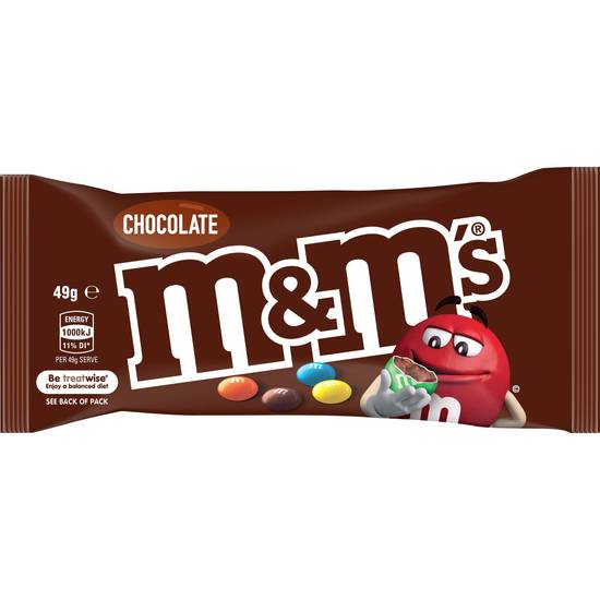 Mars M&Ms Milk Chocolate Bag 49g