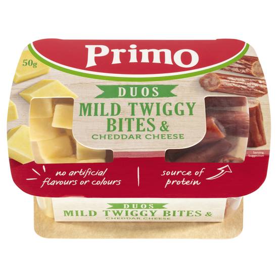 Primo Duos Mild Twiggy Bites and Cheese 50g