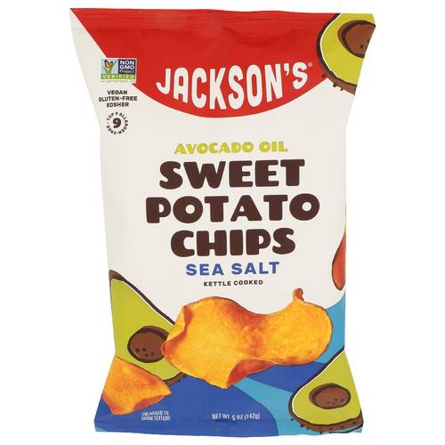 Jackson's Chips Sea Salt Sweet Potato Chips