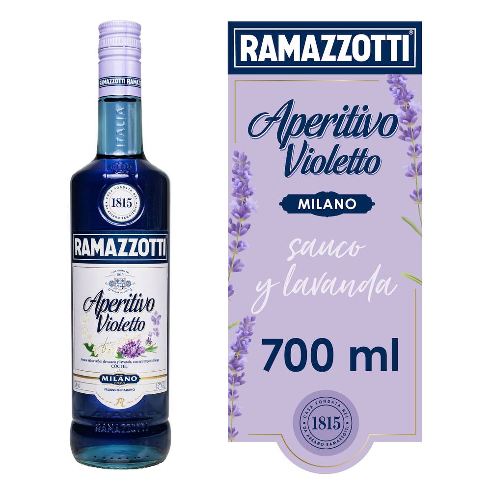 Ramazzotti licor violetto (botella 700 ml)