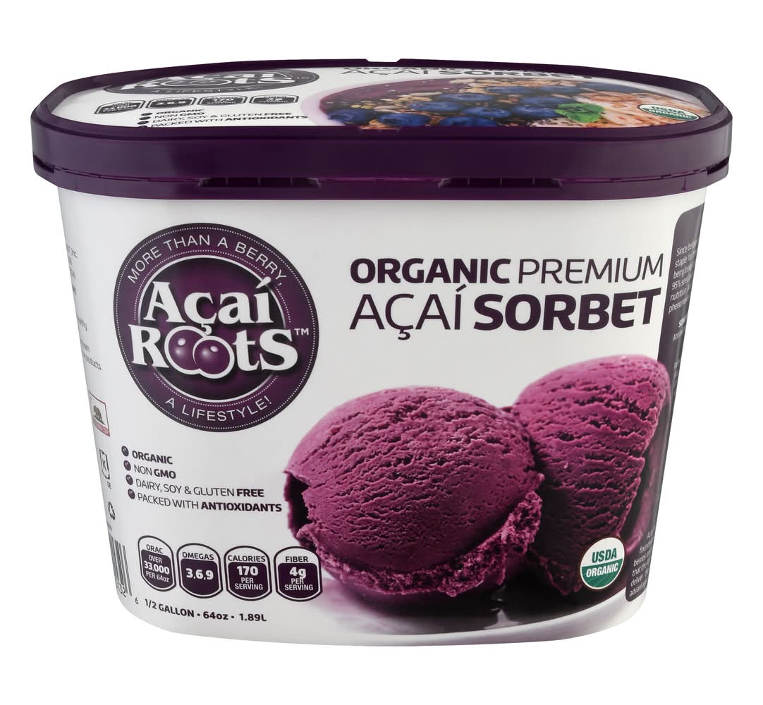 Açaí Roots Organic Premium Acai Sorbet (0.5 gal)