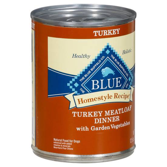 Blue Buffalo Homestyle Recipe Natural Turkey Meatloaf Dinner Food For Dogs