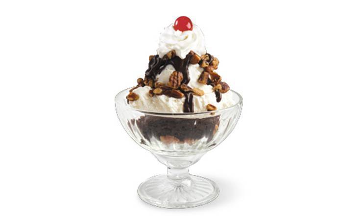 Fudge Brownie Sundae