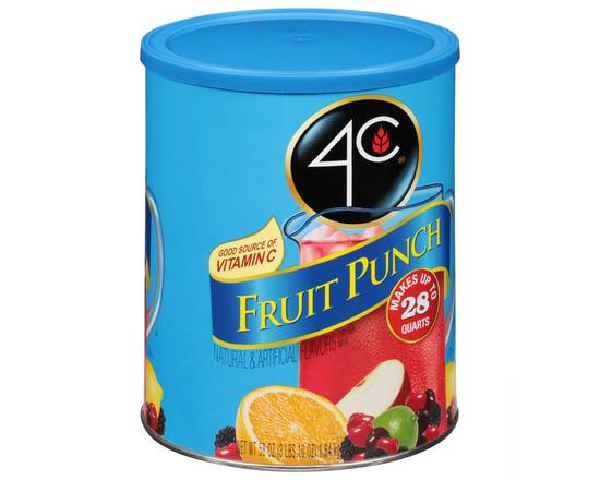 4C Foods · Fruit Punch Powdered Drink Mix (58 oz)