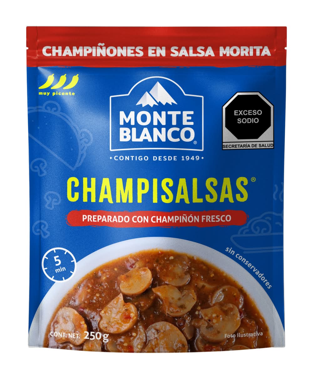 Monteblanco · Champisalsas champiñones en salsa morita (250 g)