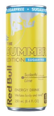 Red Bull Sugar Free Sudachi Lime Summer Edition 8.4oz