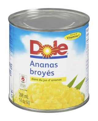 Dole Crushed Pineapple in Juice (398 g)