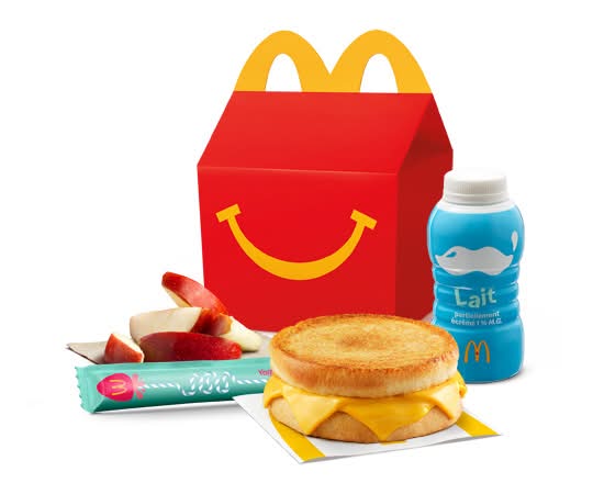 Joyeux festin sandwich fromage fondant - pommes [300-410 Cal]