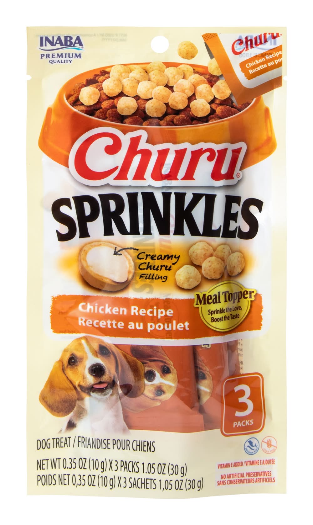 Churu® Sprinkles Chicken Recipe Dog Treat 3-Pack Chicken
