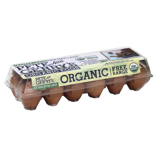 Pete and Gerry's Organic Grade a Extra Large Fresh Eggs (12 ct)
