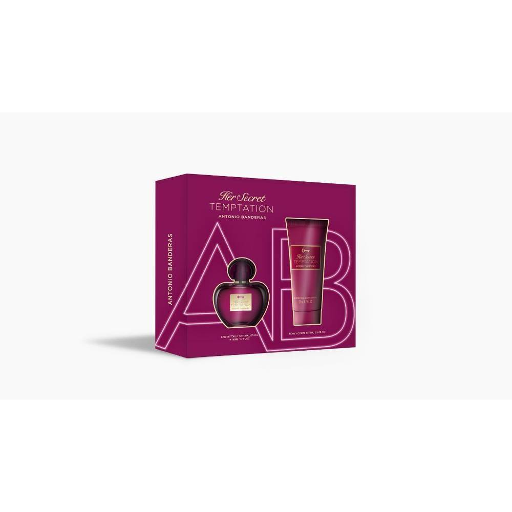 Antonio Banderas Her Secret Temptation 50ml + Body lotion 75ml - Perfume Mujer