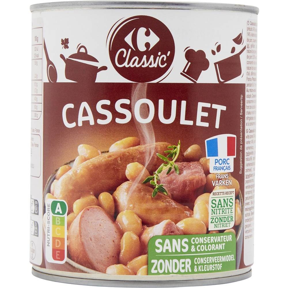 Carrefour - Plat cuisiné cassoulet