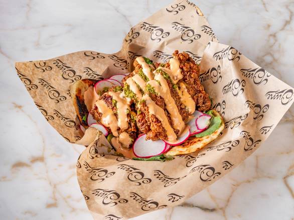 Fried Chicken Shawarma Sandwich