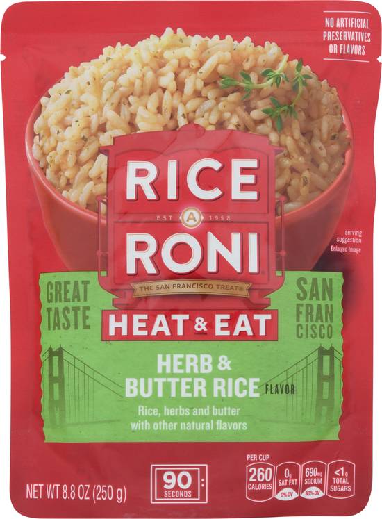 Rice-A-Roni Heat & Eat (herb-butter rice)