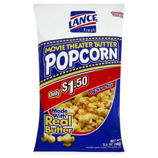 Lance Movie Theater Butter Popcorn 3.5 oz