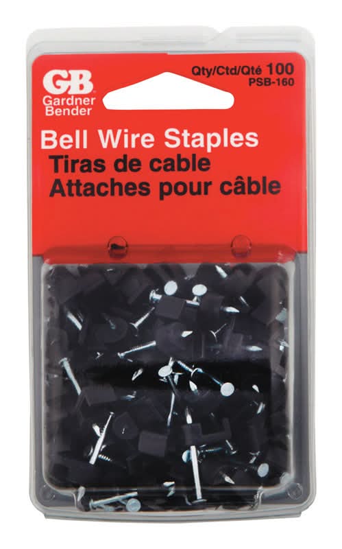 Gardner Bender 3/16 In. W Polyethylene Insulated Wire Staple 100 Pk