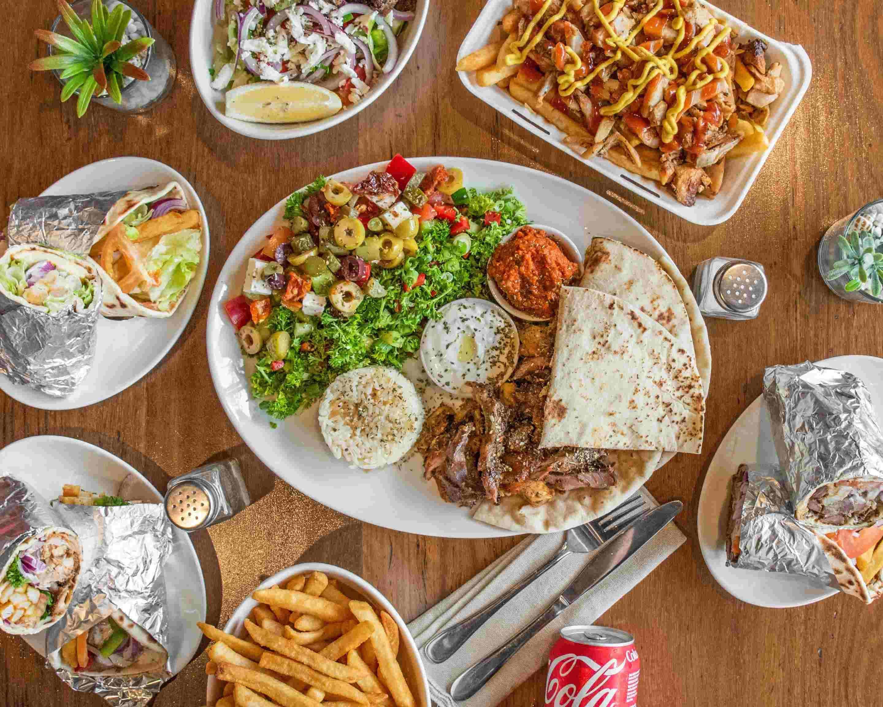 Order OZI YEROS Greek Street Food Menu Delivery and Takeaway in Brisbane Menu & Prices Uber Eats