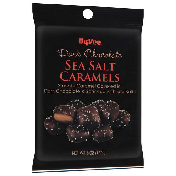 Hy-Vee Dark Chocolate Sea Salt Caramels