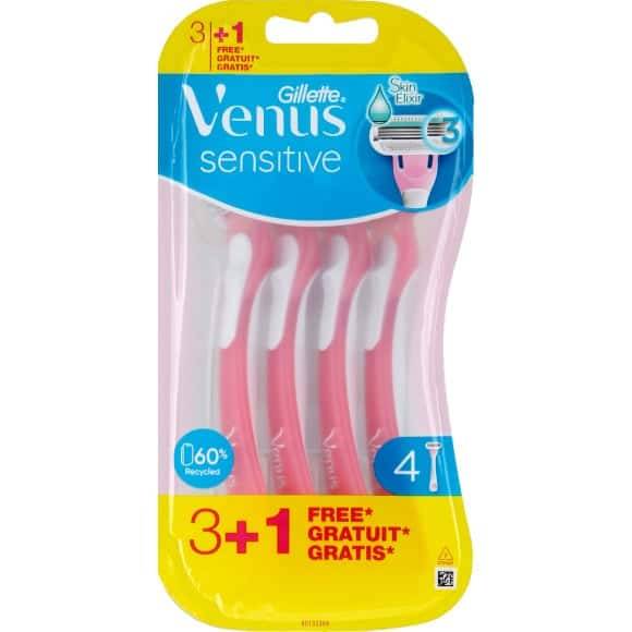 Gillette Venus - Rasoirs jetables sensitive, female (4)