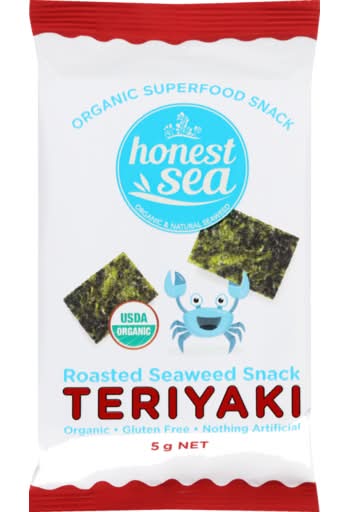 Honest Sea Seaweed, Teriyaki (5g)