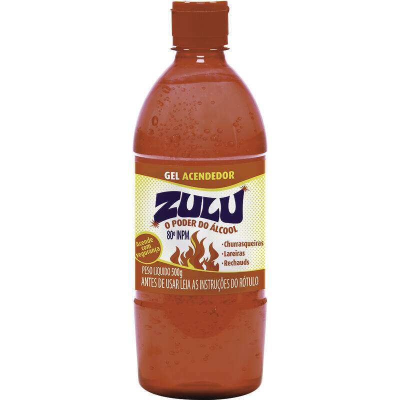 Zulu gel acendedor 80ºinmp (500 g)