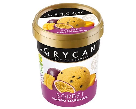 Lody Grycan Sorbet Mango Marakuja (500ml)