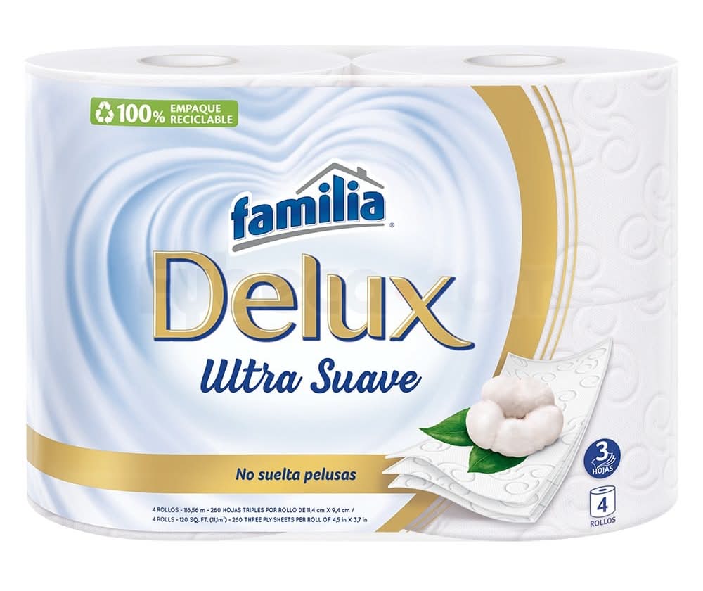Familia Papel Delux X 4