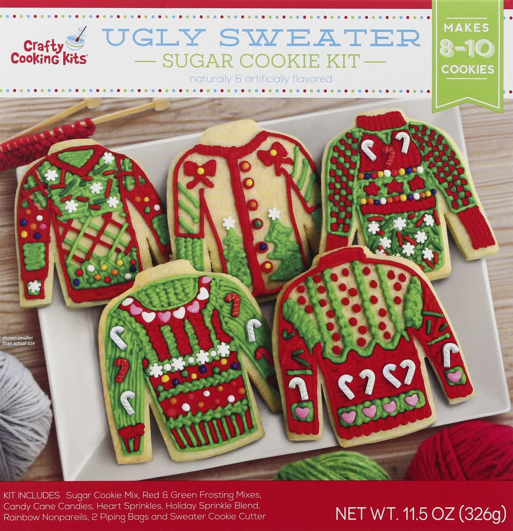 Crafty Cooking Kits Ugly Sweater Sugar Cookie (11.5 oz)