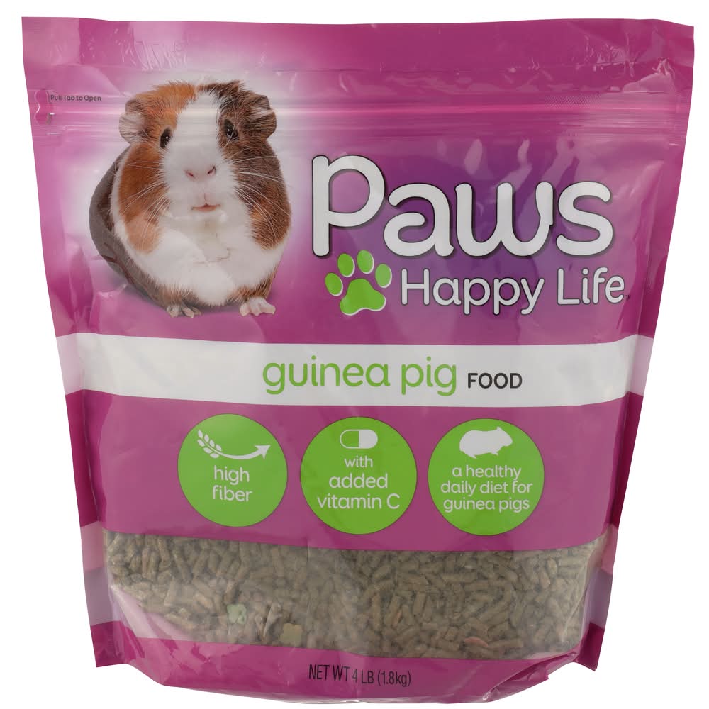 Paws Happy Life Premium Guinea Pig Food (4 lbs)