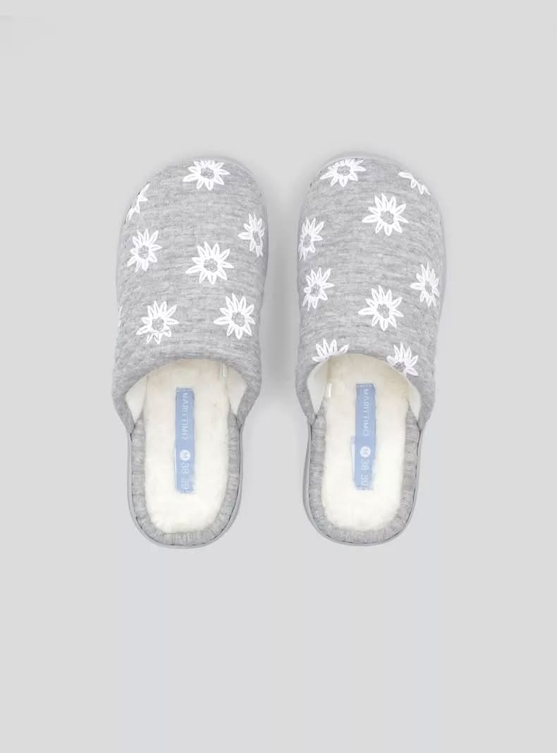Mariti pantufla estampada tipo acolchada miscelaneo 2 m