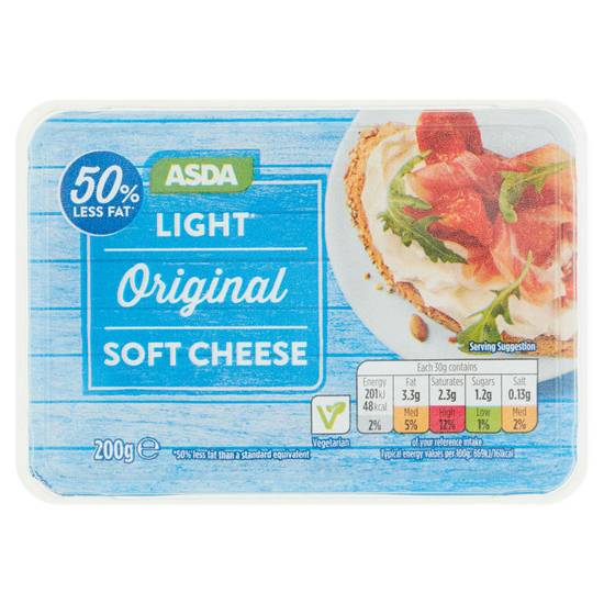 Asda Light Original Soft Cheese 200g
